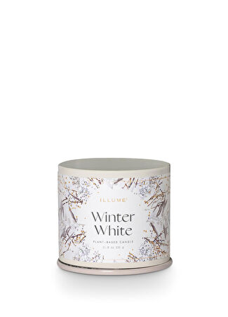 Illume Winter White Vanity Beyaz Bitkisel Mum -1