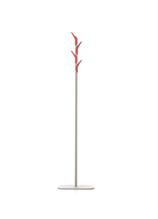 Nurus Leaves Pembe Metal Tekli Askılık -1