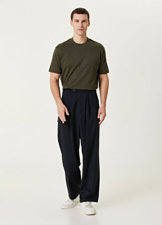 Emporio Armani Erkek Lacivert Yün Pantolon 54 It
