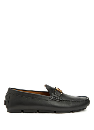 Versace Erkek Siyah Deri Loafer 41 -1