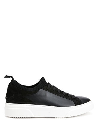 Pal Zileri Erkek Siyah Beyaz Deri Sneaker 42 -1