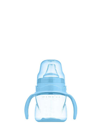 Mamajoo Bebek Powder Blue Mavi Anti-kolik Kulplu Eğitici Alıştırma Bardağı 160 Ml -1