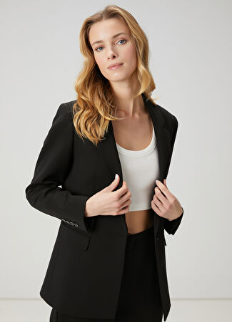 Beymen Club Kadın Siyah Blazer 36 -1
