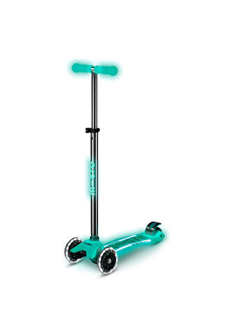 Micro Çocuk Maxi Deluxe Glow Led Plus Jelly Green Scooter Yeşil -1