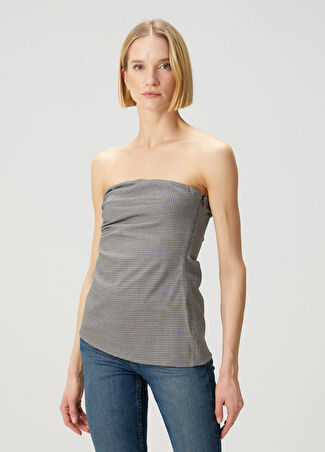 Rag&bone Kadın Genevieve Gri Desenli Bluz 4 Us