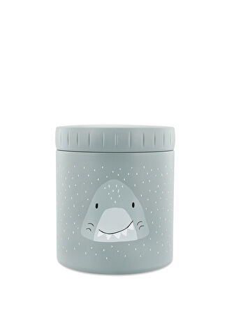 Trixie Çocuk Mrs Shark Gri 500 Ml Çelik Beslenme Çantası -1
