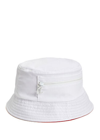 Christian Louboutin Erkek Beyaz Bucket Şapka S