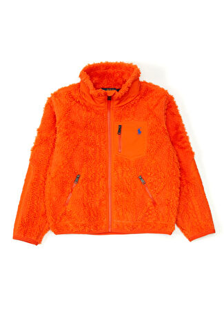 Polo Ralph Lauren Çocuk Turuncu Peluş Hırka L