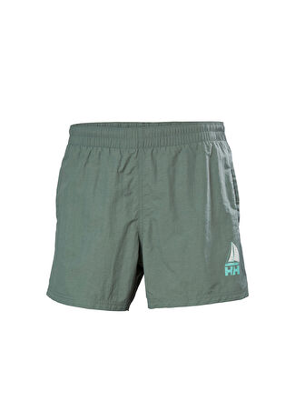 Helly Hansen Erkek Cascais Grey Cactus Deniz Şortu Yeşil L -1