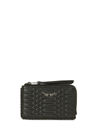Zadig&voltaire Kadın Siyah Deri Kartlık -1