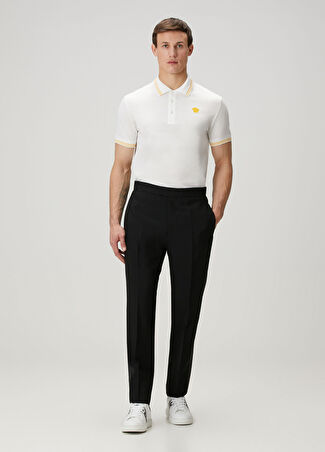 Versace Erkek Siyah Yün Pantolon 52 It