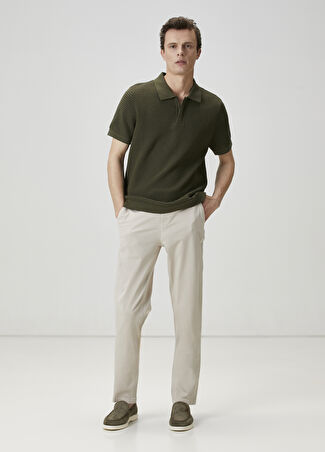 Beymen Club Erkek Slim Fit Taş Chino Pantolon Gri 58 -1