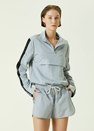 Off-white Kadın Gri Şeritli Ceket 40 It