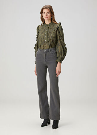 Zadig&voltaire Kadın Evy Koyu Gri Jean Pantolon 36 It