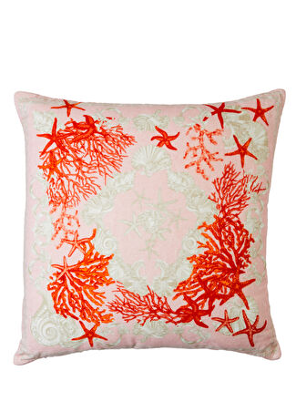 Versace Barocco Sea Pembe 70x70 Cm Dekoratif Yastık -1
