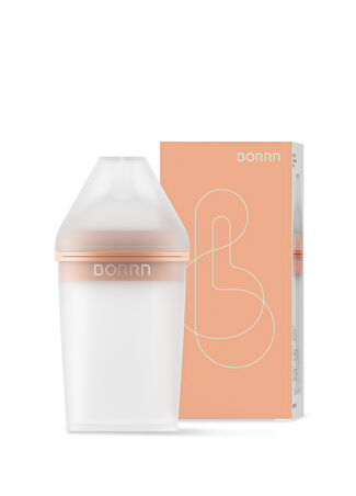 Borrn Bebek Antikolik Turuncu Silikon Biberon 240 Ml -1