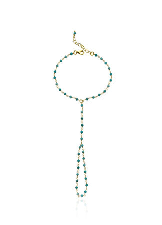 Linya Jewellery Kadın Nomi Taşlı Gümüş Rengi Şahmeran Altın