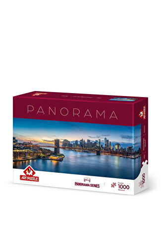 Art Puzzle Brooklyn Bridge New York 1000 Parça Panorama -1