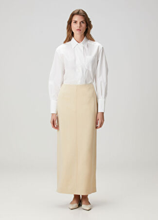House Of Dagmar Kadın Bej Maksi Etek 34 Fr