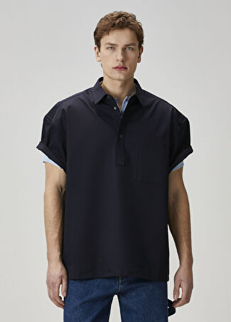 Darkpark Erkek Alex Lacivert Polo Yaka T-Shirt M