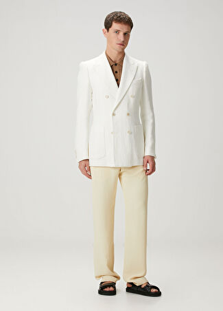 Dries Van Noten Erkek Krem Pantolon Bej 46 It