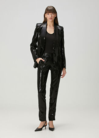 Zadig&voltaire Kadın Siyah Payetli Pantolon 36 It