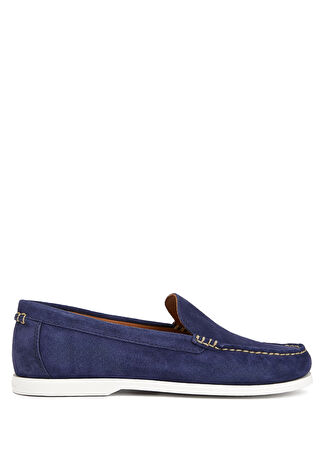 Polo Ralph Lauren Erkek Lacivert Deri Loafer 10 Us -1