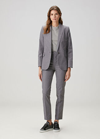 Zadig&voltaire Kadın Panny Gri Taşlı Pantolon 34 It