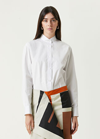 Fendi Kadın Beyaz Poplin Gömlek 42 It