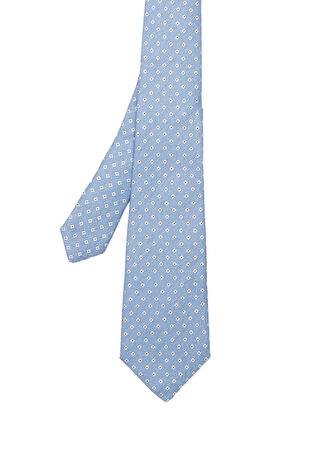 Beymen Collection Collection Erkek Mavi Keten Kravat