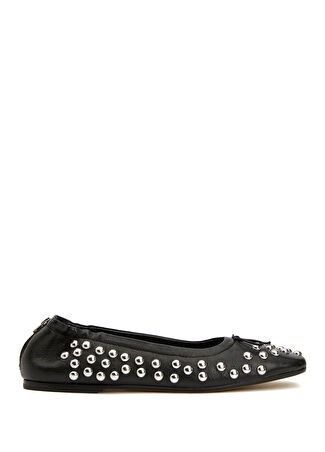 Golden Goose Kadın Amy Siyah Silver Deri Babet 36