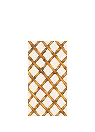 Hester & Cook Bamboo Lattice 16 Lı Servis Peçetesi Seti Çok Renkli -1
