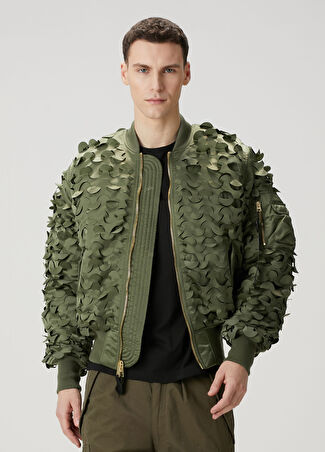 Alpha Industries Erkek Haki Bomber Mont Xl