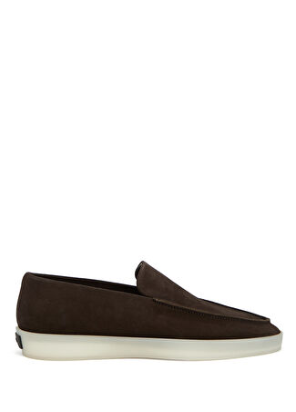 Fear Of God Kadın Koyu Kahverengi Deri Loafer 36