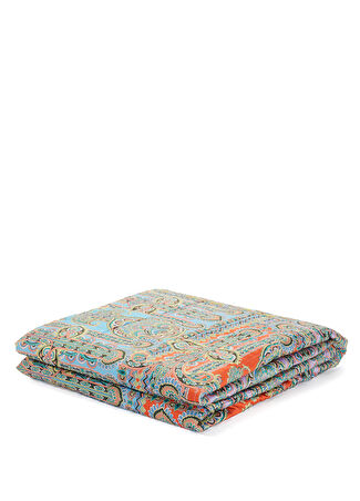 Etro Home Kırmızı Desenli Kapitoneli Yatak Örtüsü -1