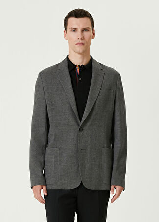 Paul Smith Erkek Koyu Gri Yün Ceket 38 It