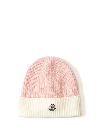 Moncler Kız Çocuk Pembe Yün Bere Xxs -1