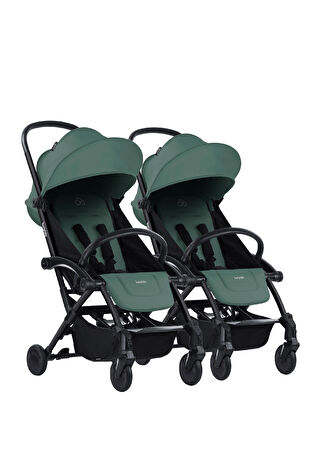 Bumprider Bebek Connect Black Olive İkiz Arabası -1