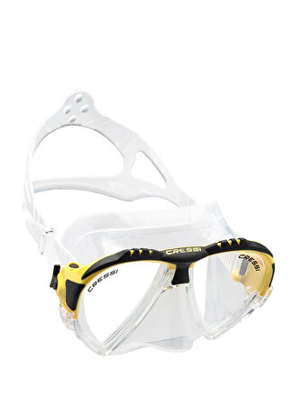 Cressi Matrix Yellow Dalış Ve Yüzme Maskesi -1