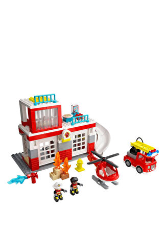 Lego Çocuk Duplo İtfaiye Merkezi Ve Helikopter Oyun Seti - 1