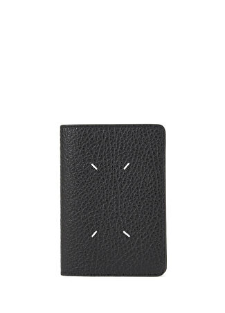 Maison Margiela Erkek Siyah Deri Pasaportluk -1