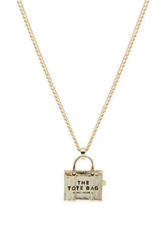 Marc Jacobs Kadın The Tote Bag Gold Kolye Altın Rengi