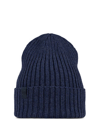 Buff Knitted Beanie Norval Midnight Bere -1