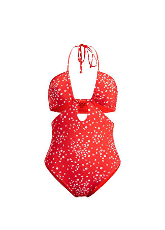 Roxy Kadın Pt Beach Classics Fashion Op Kırmızı Mayo L -1