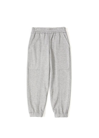 Brunello Cucinelli Kız Çocuk Gri Jogger Pantolon 12 Yaş