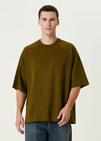 Bottega Veneta Erkek Yeşil Basic T-Shirt L