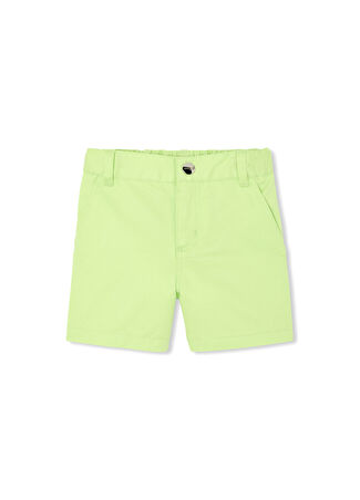 Jacadi Paris Erkek Bebek Anason Yeşili İtalyan Cepli Twill Şort Yeşil 24 Ay -1