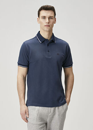 Etro Erkek Polo Yaka T-shirt Mavi M -1