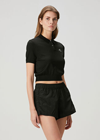 T By Alexander Wang Kadın Siyah Polo T-Shirt Xs