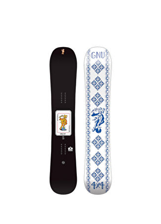 Gnu Erkek 4x4 24 Siyah Snowboard 160 -1